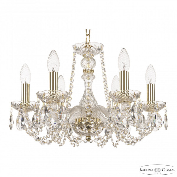 Люстра хрустальная 119/6/165 G Bohemia Ivele Crystal
