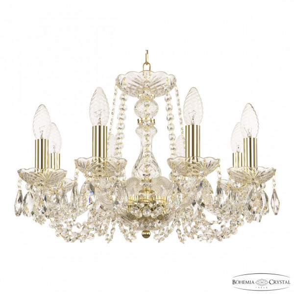Люстра хрустальная 119/8/165 G Bohemia Ivele Crystal
