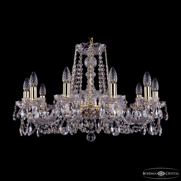 Люстра хрустальная 1402/10/240 G Bohemia Ivele Crystal