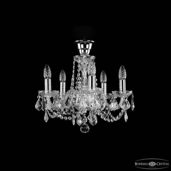 Люстра хрустальная 1402/5/141 Ni Leafs Tube Bohemia Ivele Crystal