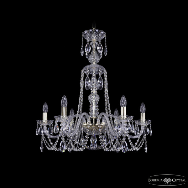 Люстра хрустальная 1402/6/240/XL-73 G Bohemia Ivele Crystal