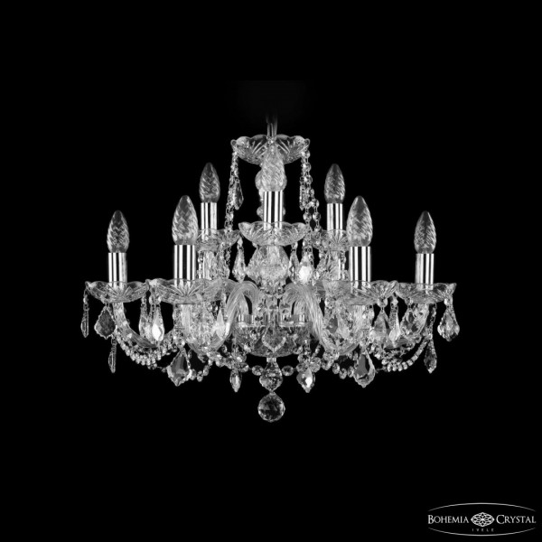 Люстра хрустальная 1402/6+3/195 Ni Leafs Bohemia Ivele Crystal