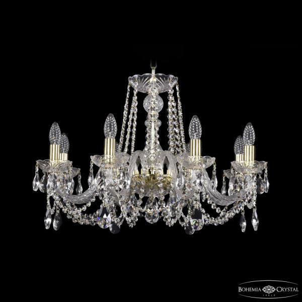 Люстра хрустальная 1402/8/240 G Bohemia Ivele Crystal