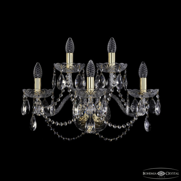 Бра хрустальные 1402B/3+2/195/XL G Bohemia Ivele Crystal
