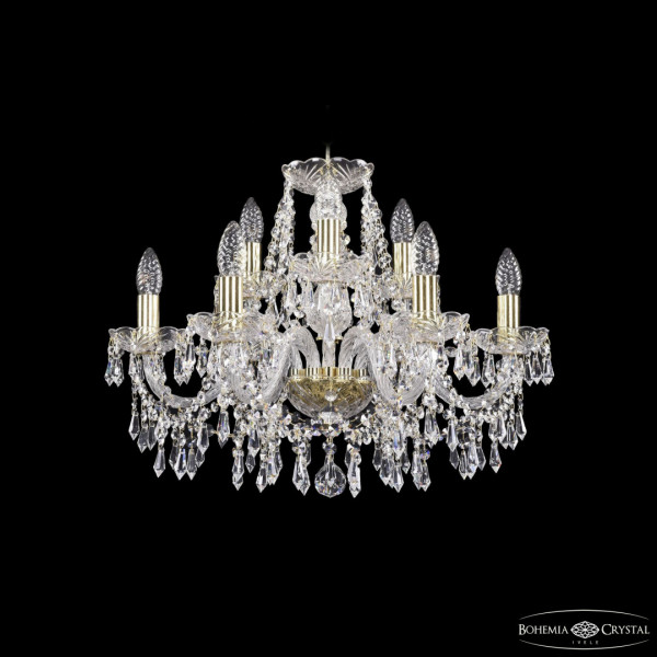 Люстра хрустальная 1403/6+3/195 G Bohemia Ivele Crystal
