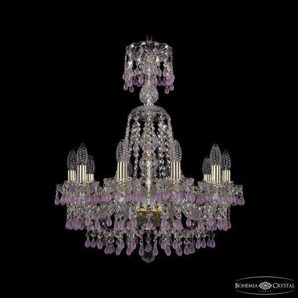 Люстра хрустальная 1410/10/195/XL-66 G V7010 Bohemia Ivele Crystal