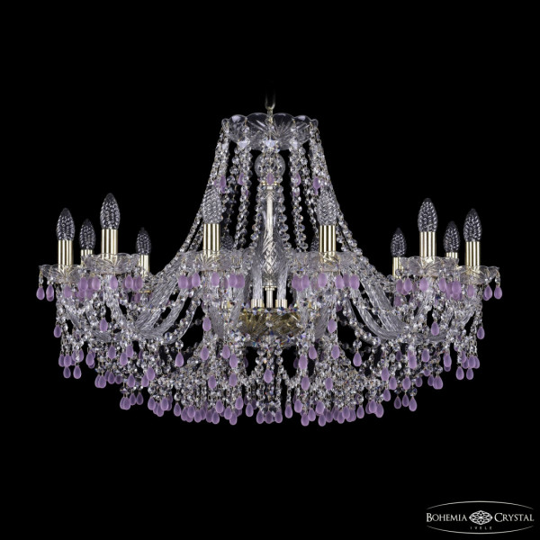 Люстра хрустальная 1410/12/300 G V7010 Bohemia Ivele Crystal