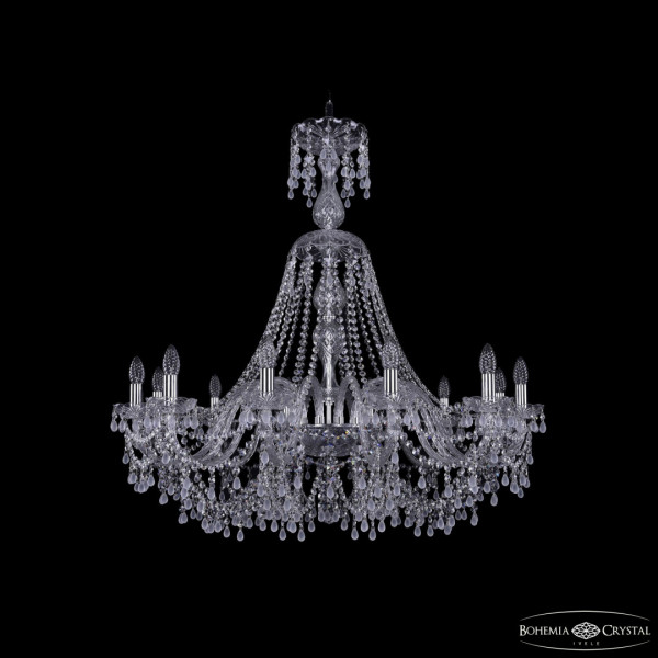 Люстра хрустальная 1410/12/360/XL-97 Ni V0300 Bohemia Ivele Crystal