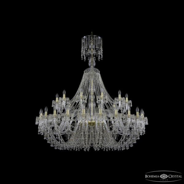 Люстра хрустальная 1410/24+12/530/XL-156 G V0300 Bohemia Ivele Crystal