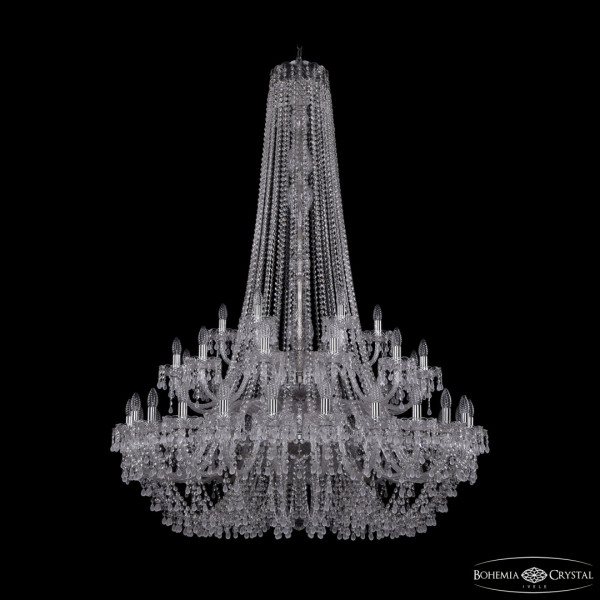 Люстра хрустальная 1410/24+12+6/460/h-175/2d Ni V0300 Bohemia Ivele Crystal