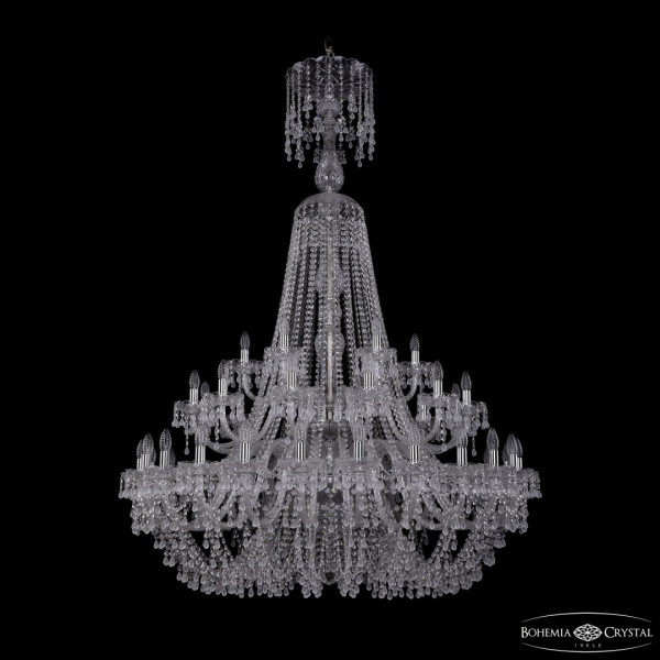Люстра хрустальная 1410/24+12+6/460/XL-175/2d Ni V0300 Bohemia Ivele Crystal