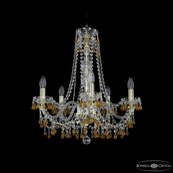 Люстра хрустальная 1410/5/195/h-60 G V1003 Bohemia Ivele Crystal