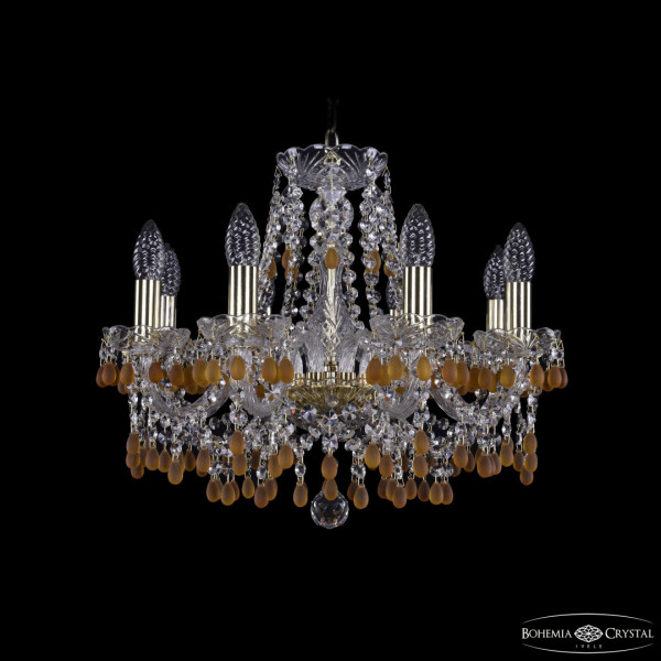 Люстра хрустальная 1410/8/160 G V1003 Bohemia Ivele Crystal