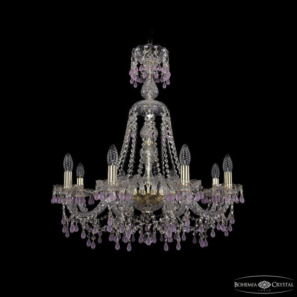 Люстра хрустальная 1410/8/240/XL-74 G V7010 Bohemia Ivele Crystal