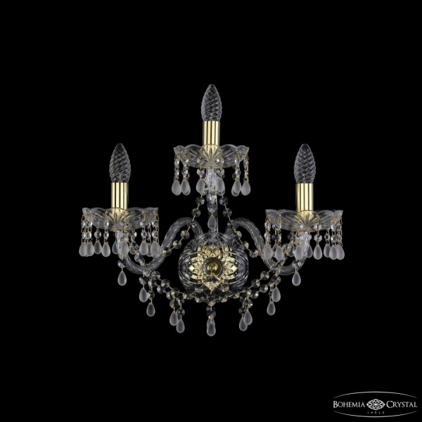 Бра хрустальные 1410B/2+1/195/XL G V0300 Bohemia Ivele Crystal