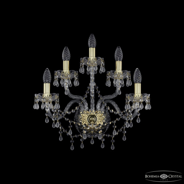 Бра хрустальные 1410B/2+2+1/195/XL G V0300 Bohemia Ivele Crystal