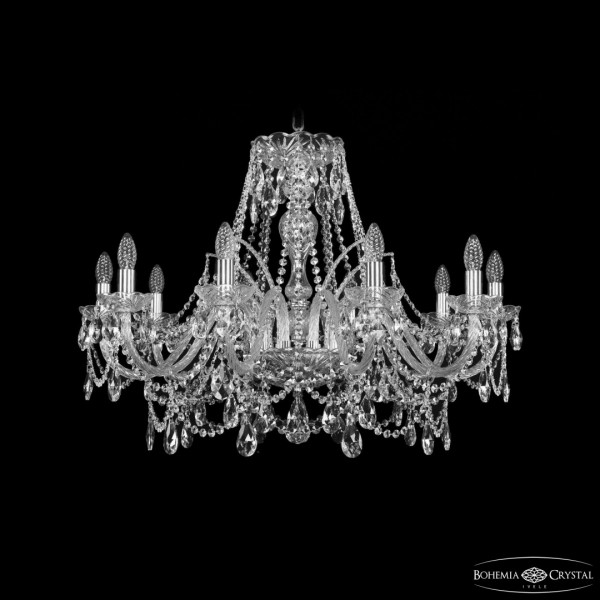 Люстра хрустальная 1411/10/300 Ni Bohemia Ivele Crystal