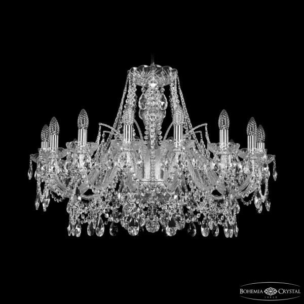 Люстра хрустальная 1411/16/300 Ni Bohemia Ivele Crystal