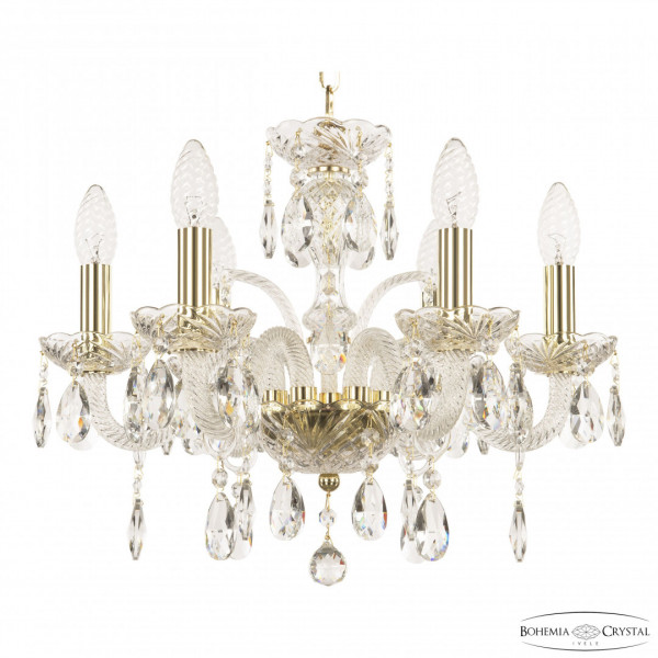 Люстра хрустальная 118/6/141 G Bohemia Ivele Crystal