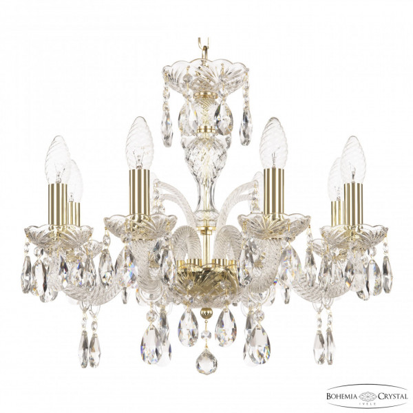 Люстра хрустальная 118/8/165 G Bohemia Ivele Crystal