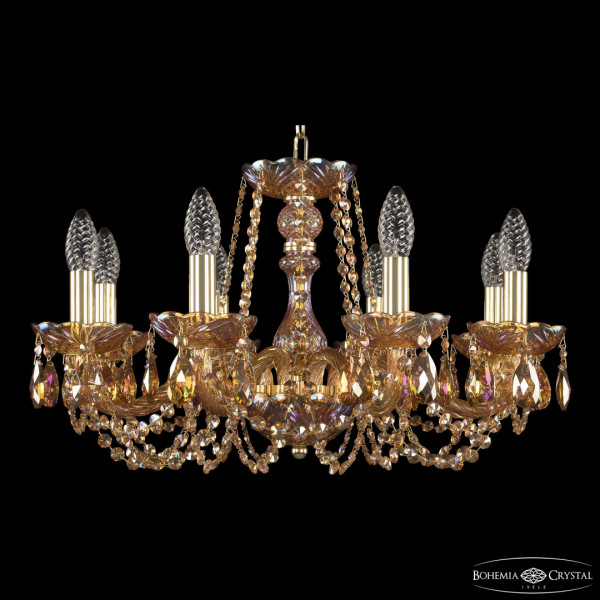 Люстра хрустальная 119/8/200 G M777 Bohemia Ivele Crystal