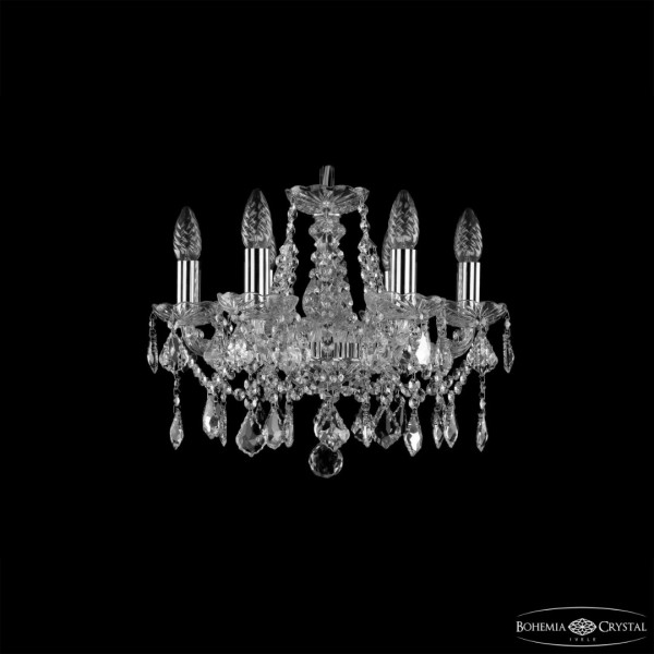 Люстра хрустальная 1413/6/141 Ni Leafs Bohemia Ivele Crystal (Богемия Ивеле Кристалл)