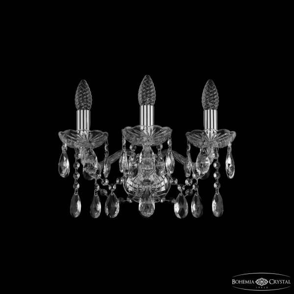 Бра хрустальные 1413B/3/141 Ni Bohemia Ivele Crystal