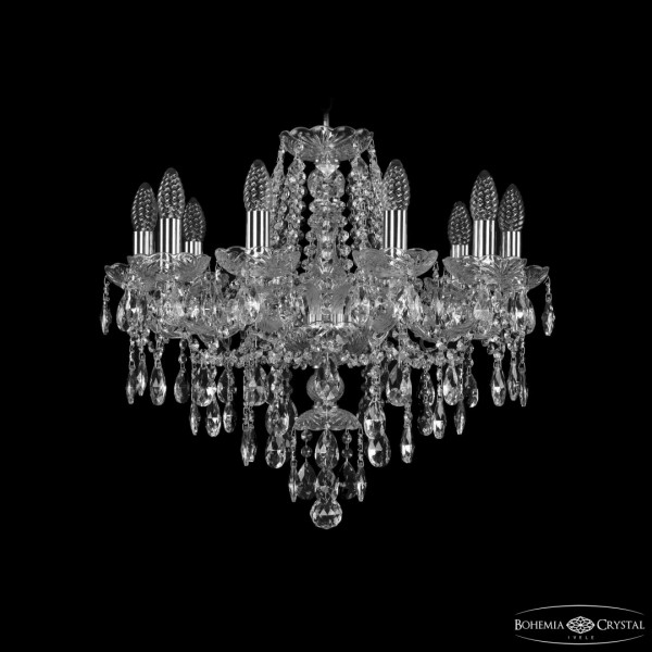 Люстра хрустальная 1415/10/200 Ni Bohemia Ivele Crystal