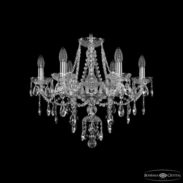 Люстра хрустальная 1415/6/200 Ni Bohemia Ivele Crystal