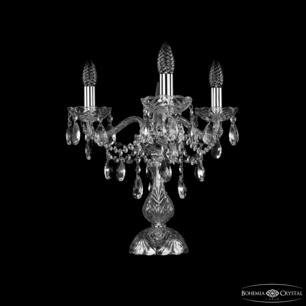 Настольная лампа 1415L/3/141-39 Ni Bohemia Ivele Crystal