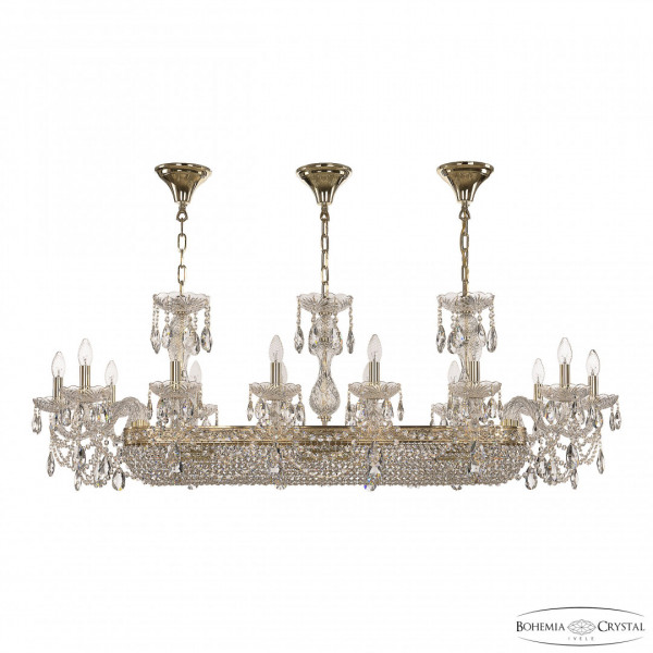 Люстра хрустальная 1453/14/195/1000 G Bohemia Ivele Crystal