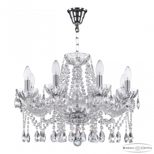 Люстра 5413/8/200 Ni Clear/M-1H Bohemia Ivele Crystal
