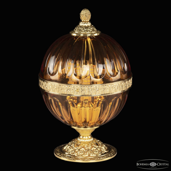 Настольная лампа 5680L/17 G Amber/M-1H Bohemia Ivele Crystal