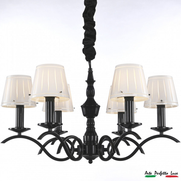 Люстра с абажурами APL2232150/6 BLACK Arte Perfetto Luce