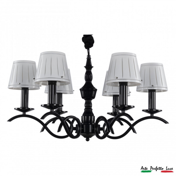 Люстра с абажурами APL2232150/6 BLACK Arte Perfetto Luce