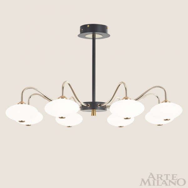 Люстра светодиодная 273908/8 BK/GD Arte Milano