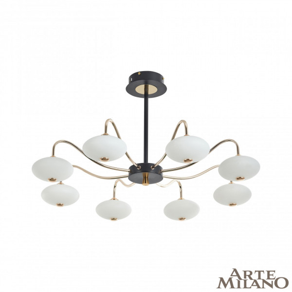 Люстра светодиодная 273908/8 BK/GD Arte Milano