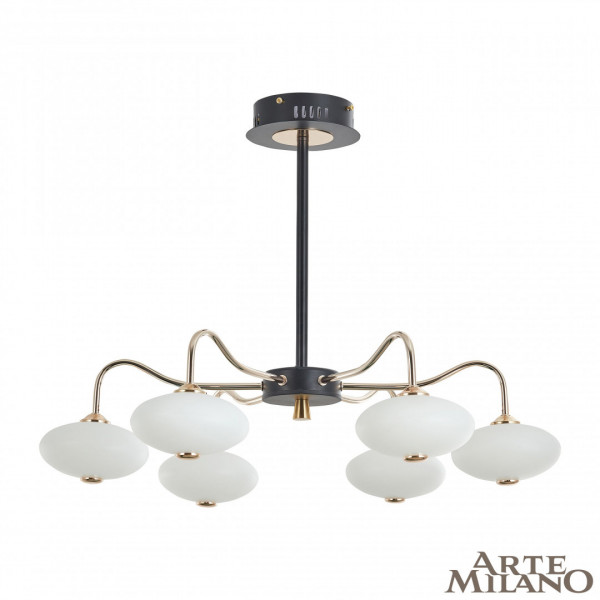 Люстра светодиодная 273908/6 BK/GD Arte Milano