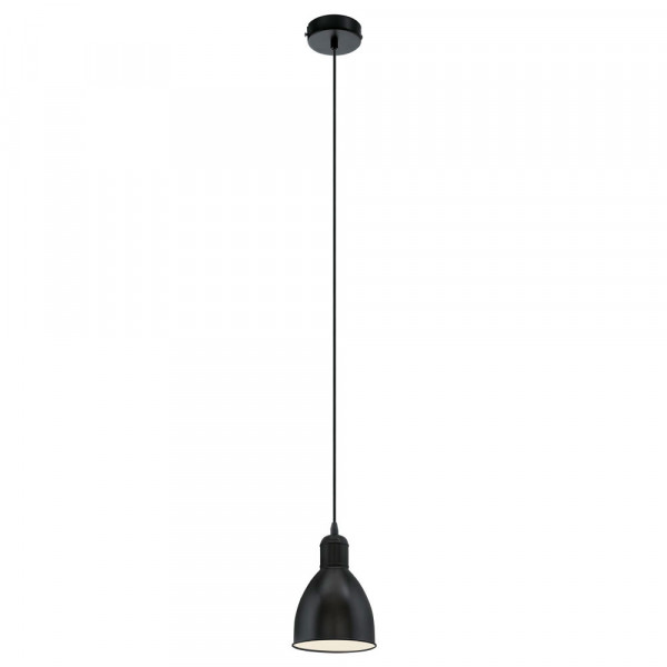 49464 Подвес PRIDDY, 1х60W (E27), ?155, H1100, сталь, черный