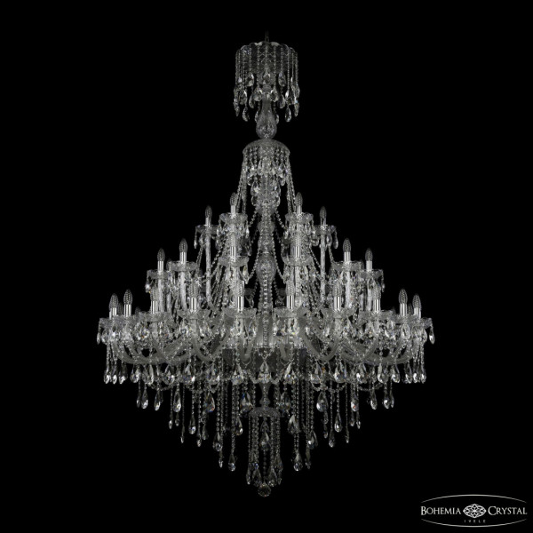 Люстра хрустальная 1415/24+12+6/530/XL-210 Ni