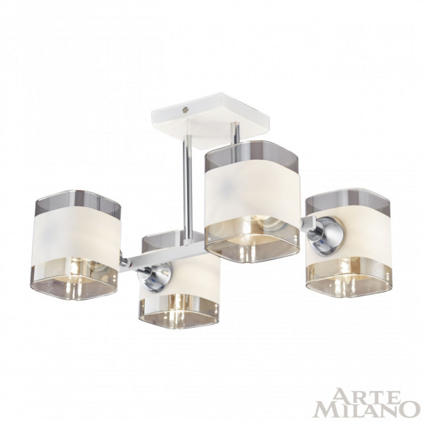 Люстра с плафонами 329809/4 WH+CR Arte Milano