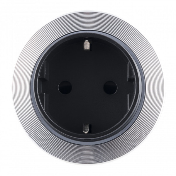 Трековая розетка, 16A 250V 397952TS/ES Silver