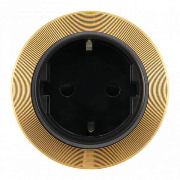 Трековая розетка, 16A 250V 397952TS/ES Gold