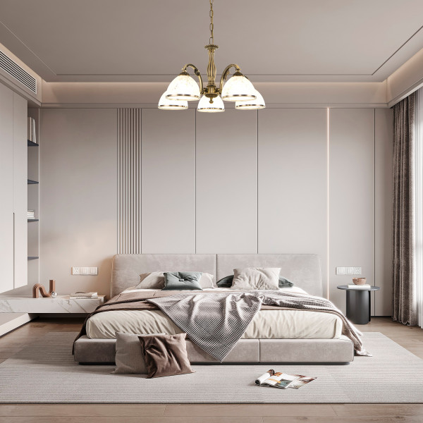 Люстра с плафонами 349737/5 AB Arte Milano (Артемилано)
