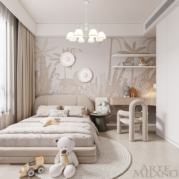 Люстра с плафонами 340837/8 WT+G Arte Milano