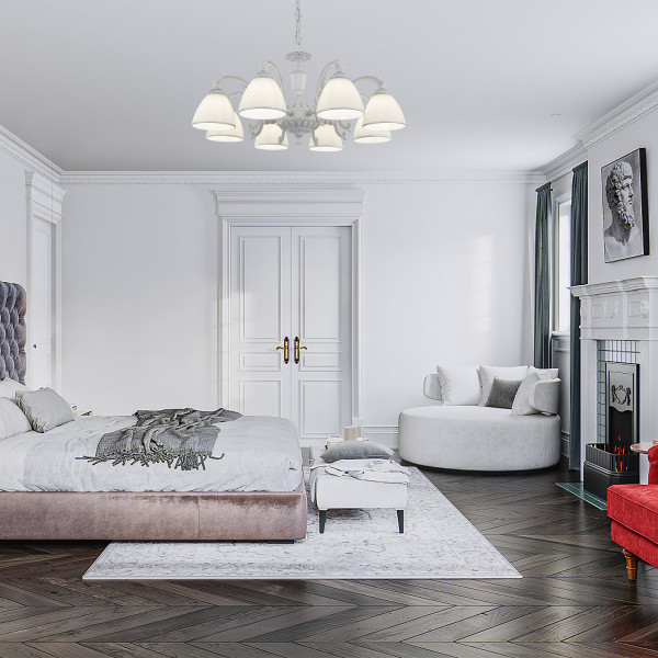 Люстра с плафонами 341837/8 WT+SL Arte Milano