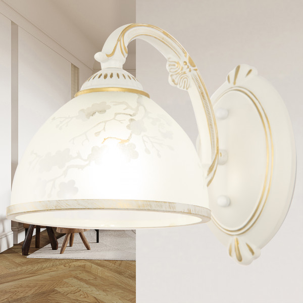 Бра с плафонами 349737/1W WT+G Arte Milano (Артемилано)