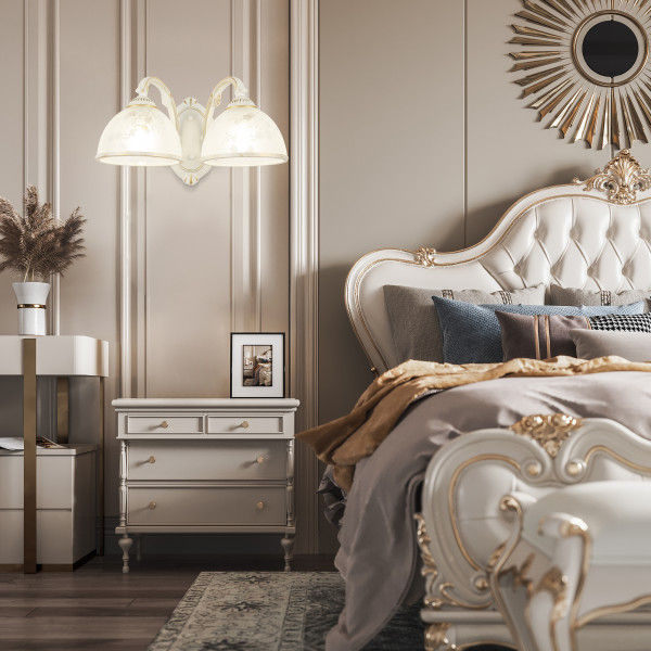 Бра с плафонами 349737/2W WT+G Arte Milano (Артемилано)