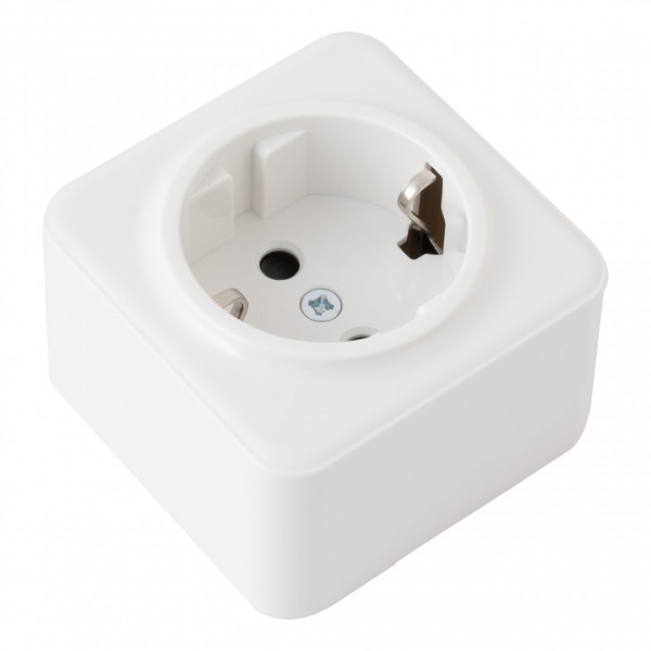 Розетка с заземлением и шторками, 16A 250V 310.40-1.white