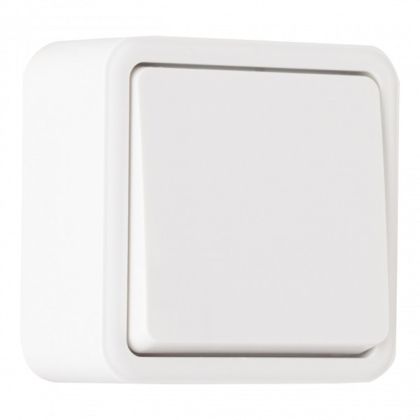 Выключатель одноклавишный, 10AX 250V 310.30-1.white